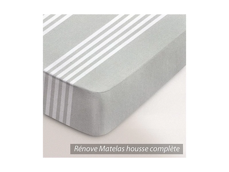 Rénove matelas Rubens housse 130x200cm matelas 14 à 18cm