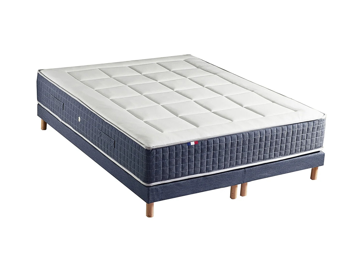 Ensemble matelas 7 zones KING STYLE, mémoire de forme & sommier Dimensions - 2x90 x 200 cm
