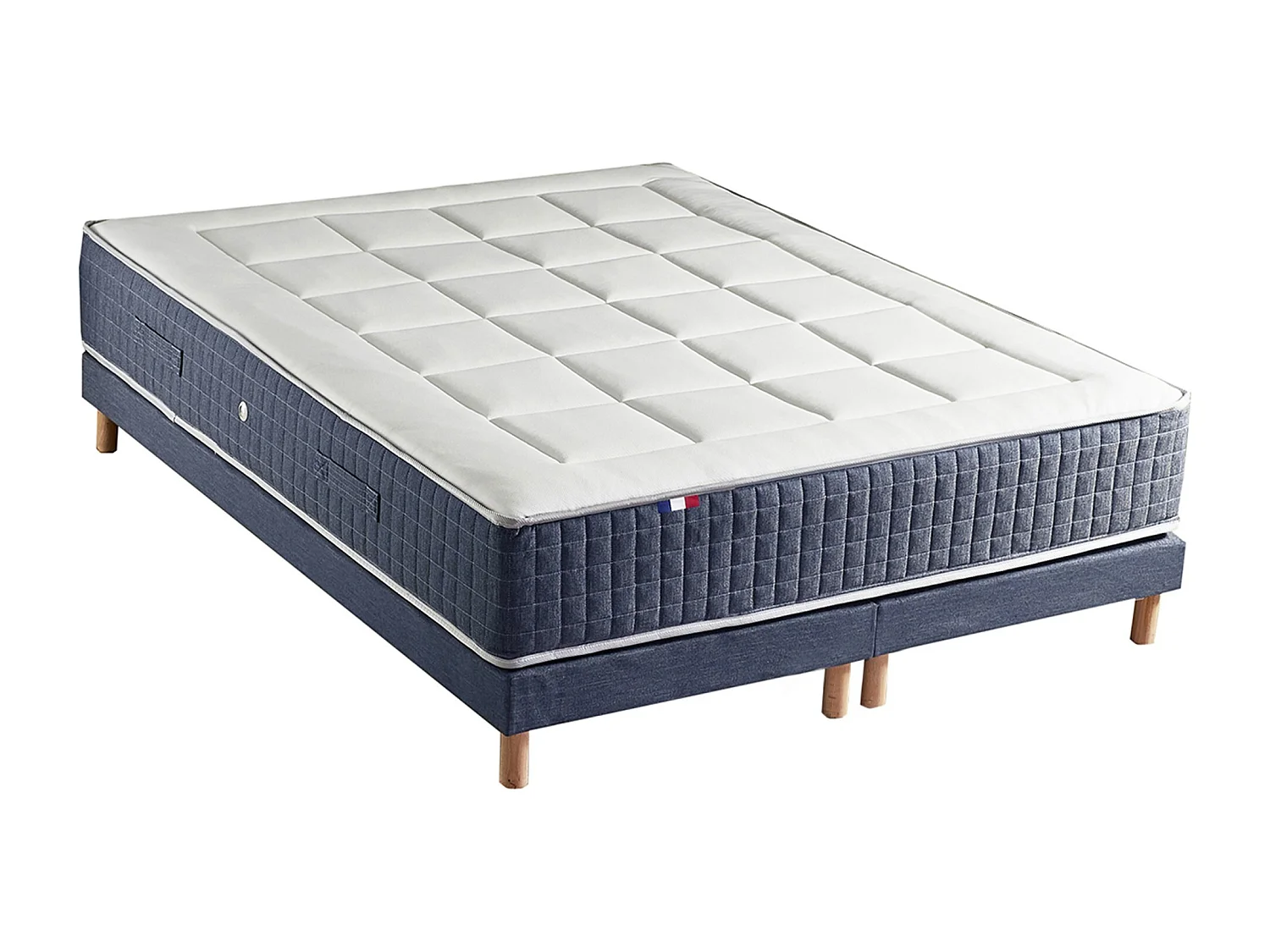 Ensemble matelas 7 zones KING STYLE, mémoire de forme & sommier Dimensions - 2x90 x 200 cm