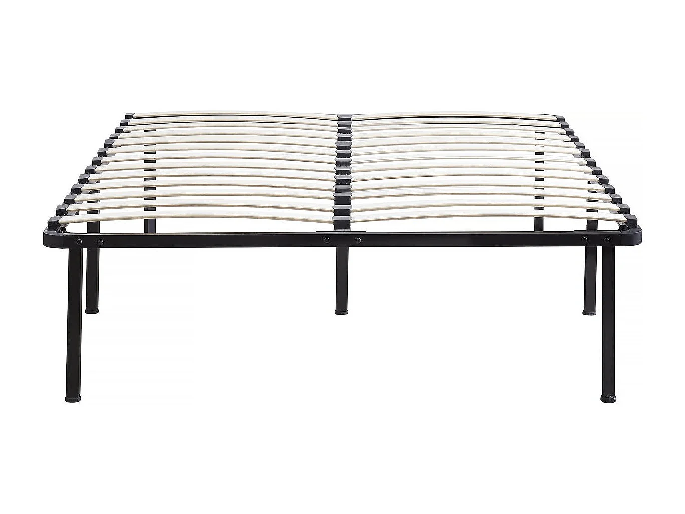 Lattenbodem met frame + poten voor matras 140 x 190 cm - 26 latten