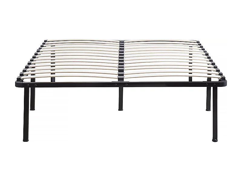 Rete a doghe - 140 x 190 cm - 13 doghe - Nero