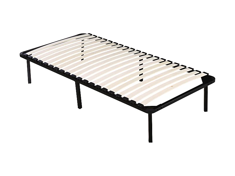 Lattenrost mit Gestell Matratze 90 x 190 cm - 20 Latten