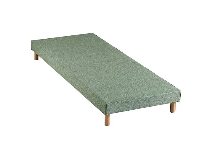 Sommier tapissier à lattes vert celadon made in France Dimensions - 80 x 200 cm