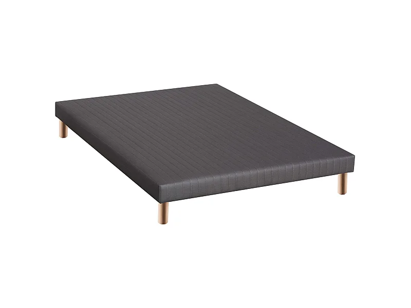 Sommier à latte 3d gris anthracite Dimensions - 140 x 190 cm