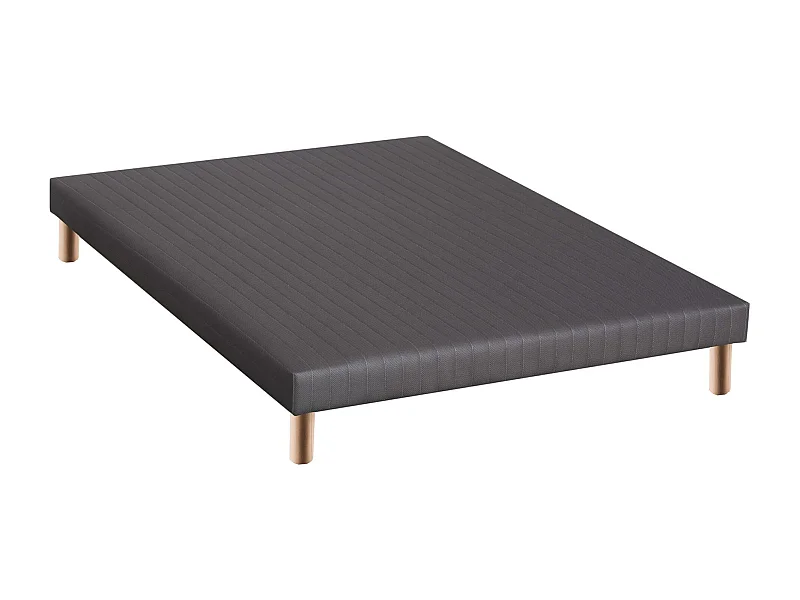 Sommier à latte 3d gris anthracite Dimensions - 140 x 190 cm