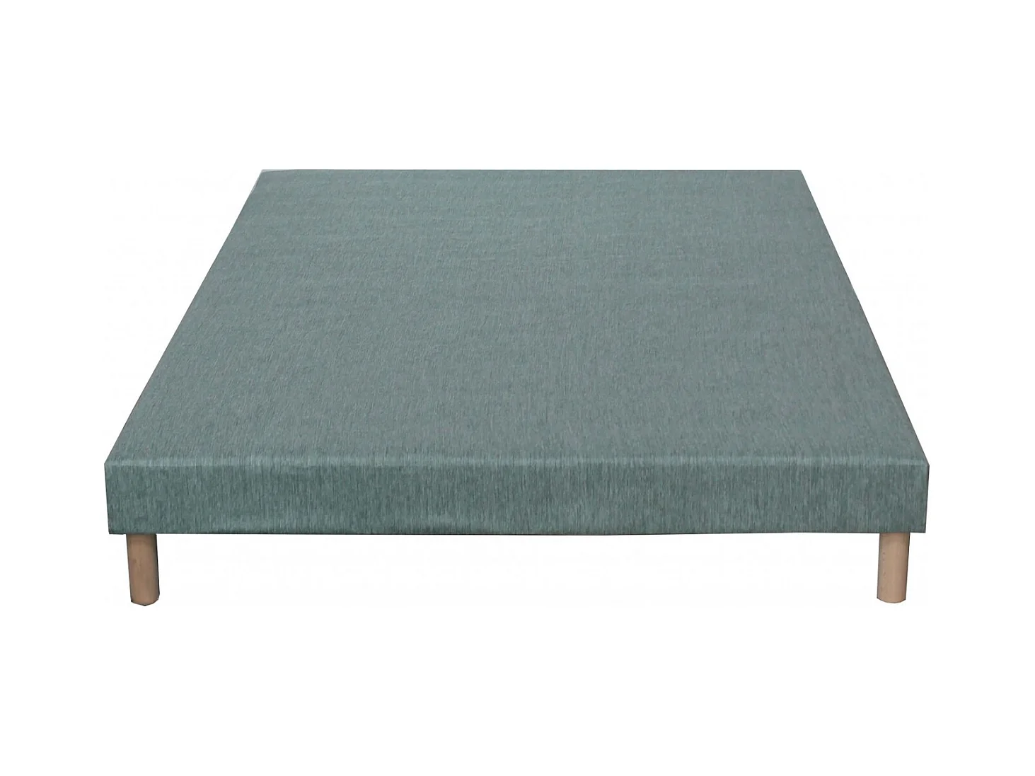 Sommier tapissier à lattes vert celadon made in France Dimensions - 160 x 200 cm