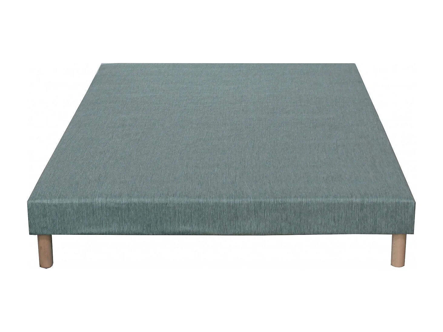 Sommier tapissier à lattes vert celadon made in France Dimensions - 140 x 190 cm