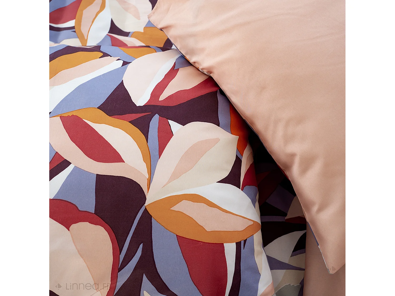 Parure de lit 260x240 cm microfibre EXUBERANCE multicolore 3 pièces