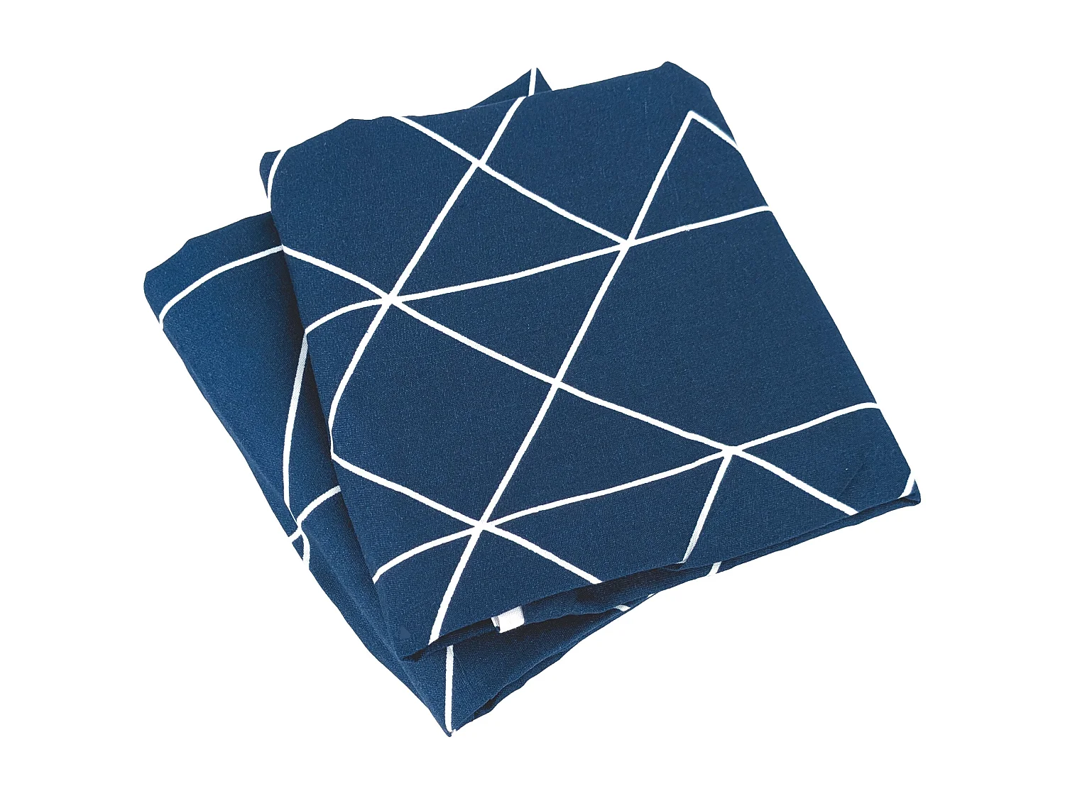 Parure de lit 240x220 cm microfibre LIST bleu 3 pièces