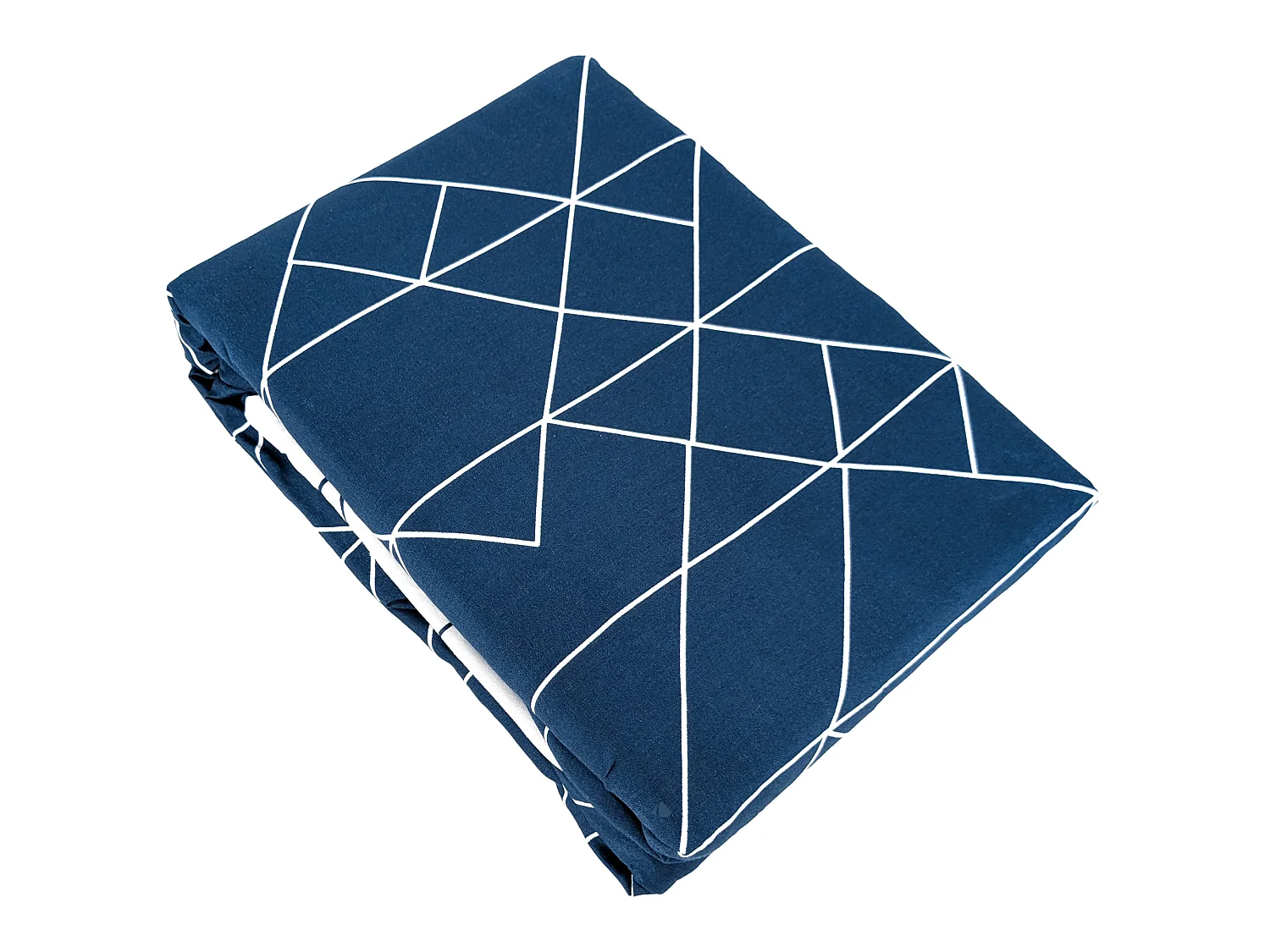 Parure de lit 240x220 cm microfibre LIST bleu 3 pièces