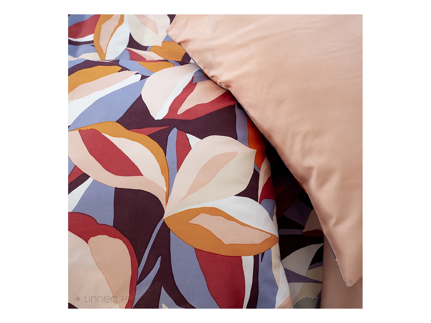 Parure de lit 240x220 cm microfibre EXUBERANCE multicolore 3 pièces