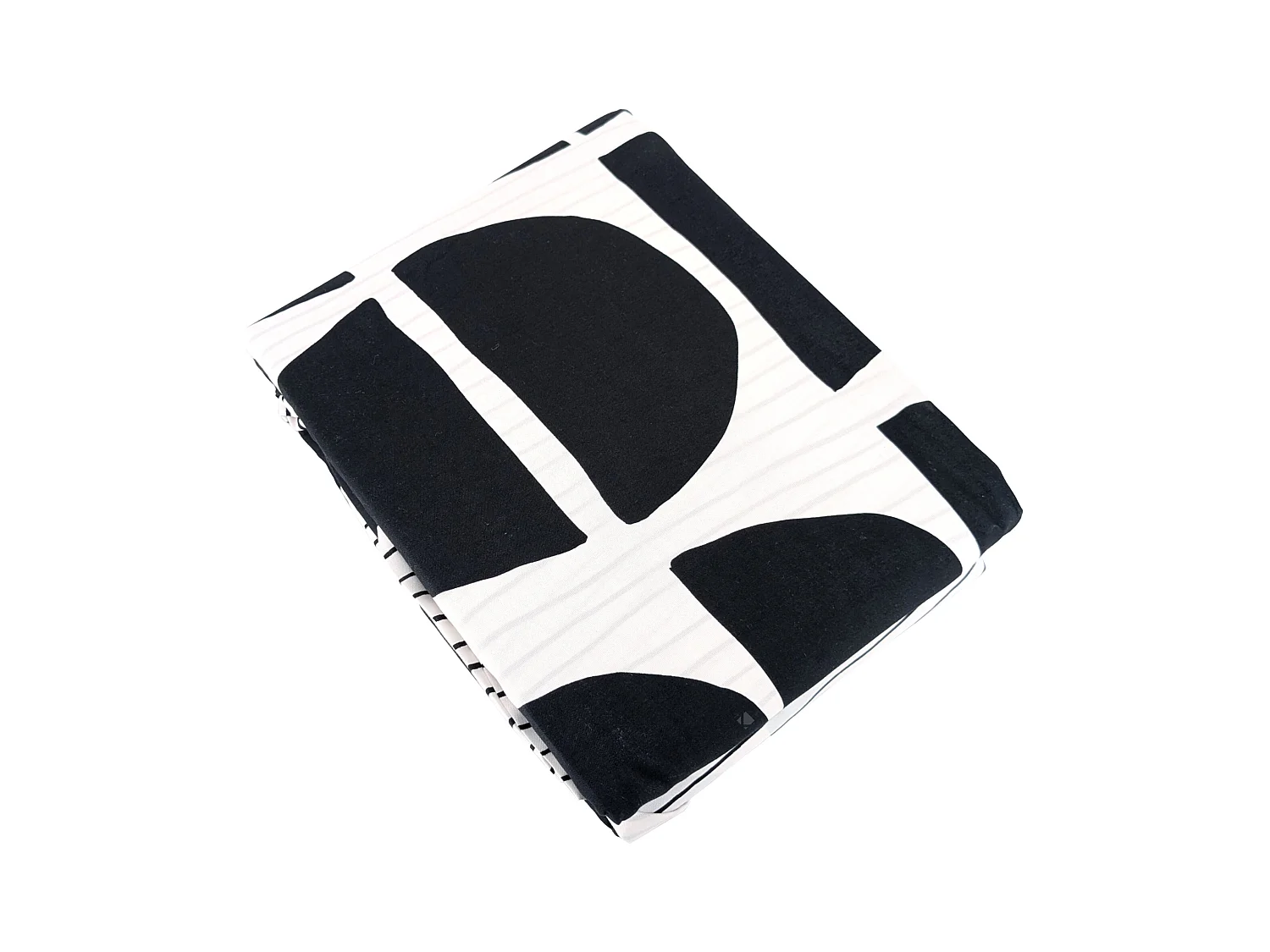 Parure de lit 260x240 cm microfibre AVA Noir 3 pièces
