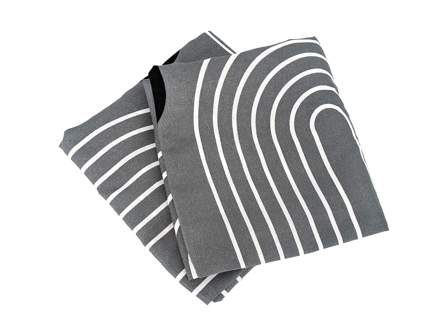 Parure de lit 260x240 cm microfibre FROGGUIE gris 3 pièces