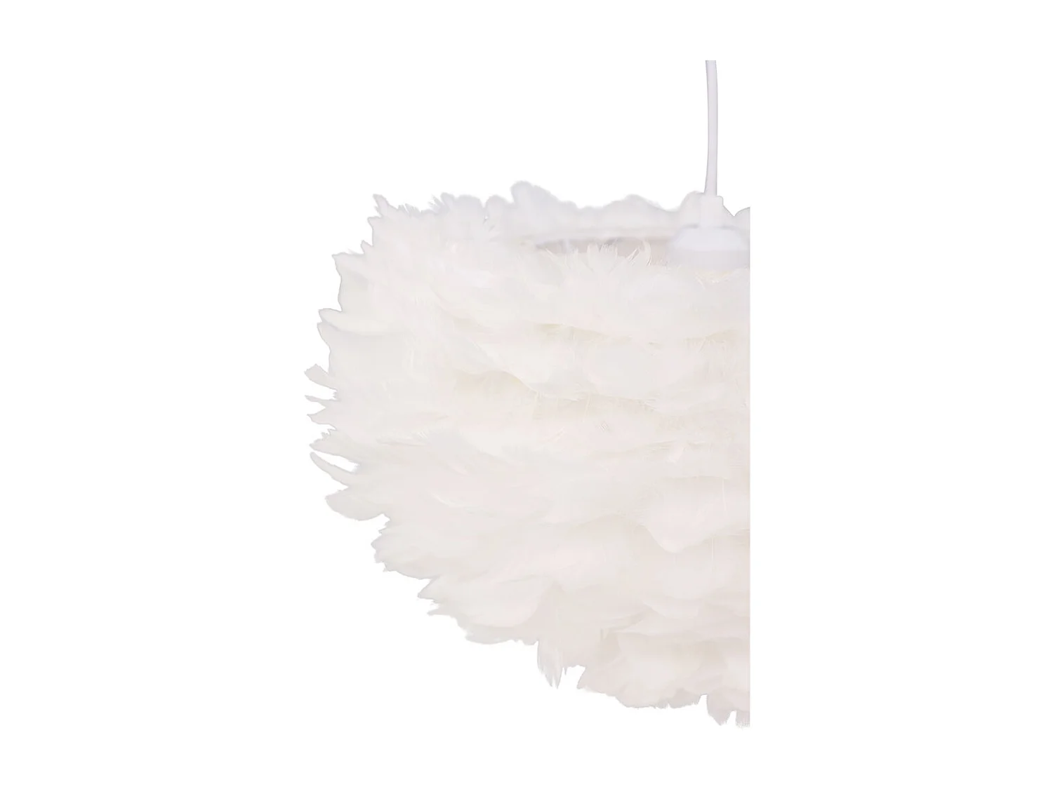 Nicola éclairage lampe pendentif 45x45x25cm blanc.
