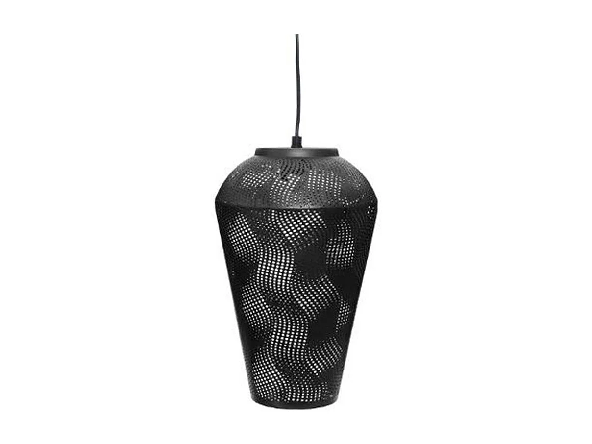 Suspension Design Cône "Calio" 32cm Noir