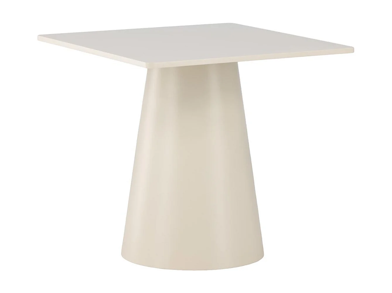 Table à Manger Design "Lanzi" 80cm Beige