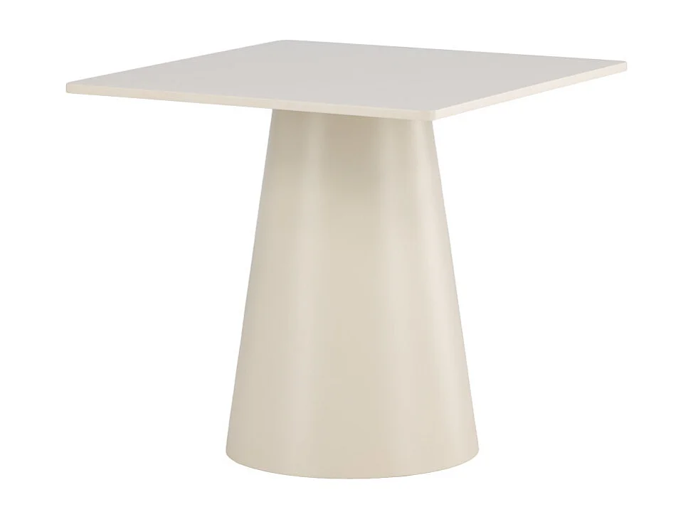 Table à Manger Design "Lanzi" 80cm Beige