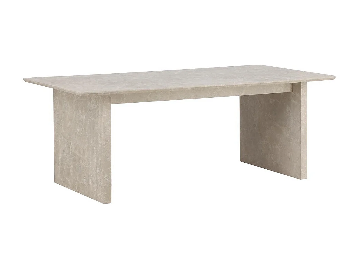 Table à Manger Design "Vail" 200cm Beige