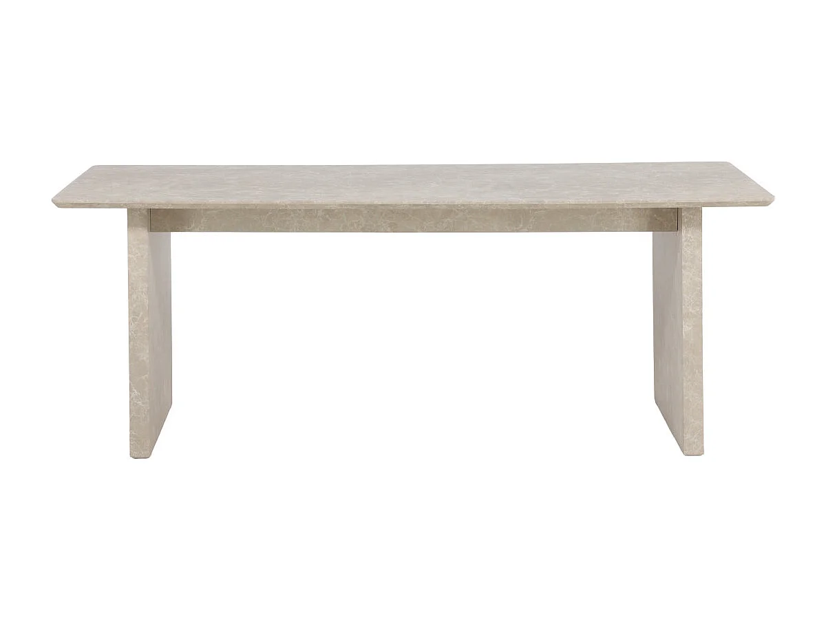 Table à Manger Design "Vail" 200cm Beige