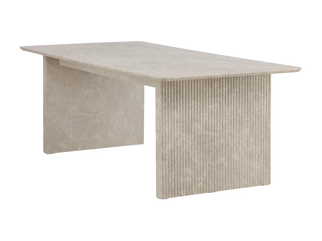 Table à Manger Design "Vail" 200cm Beige