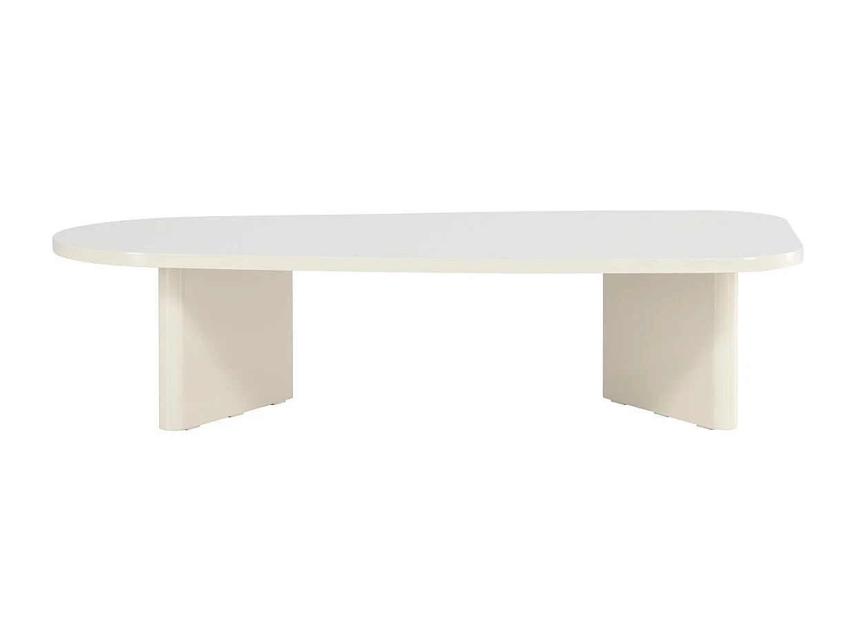 Table Basse Design "Gronvik" 130cm Beige