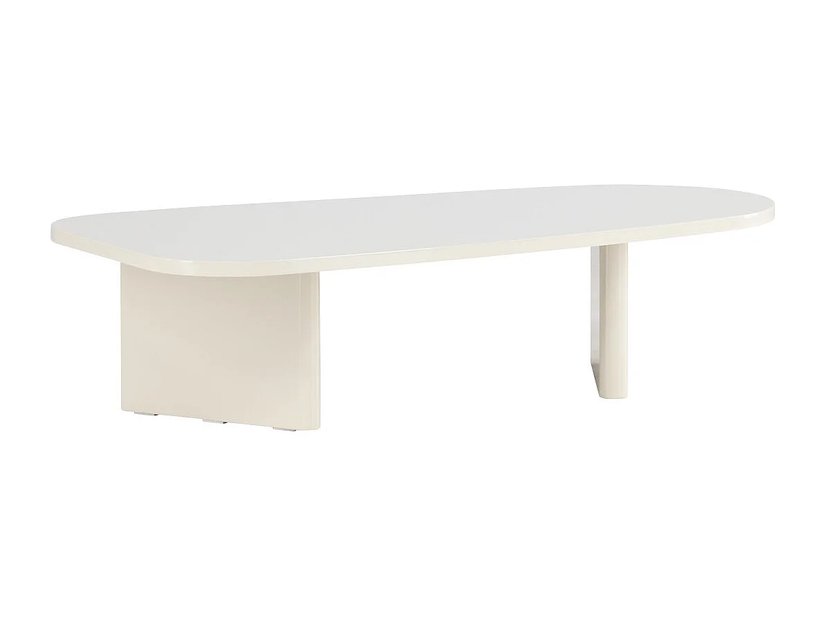 Table Basse Design "Gronvik" 130cm Beige