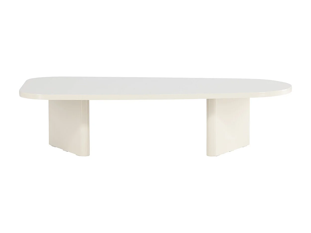 Table Basse Design "Gronvik" 130cm Beige