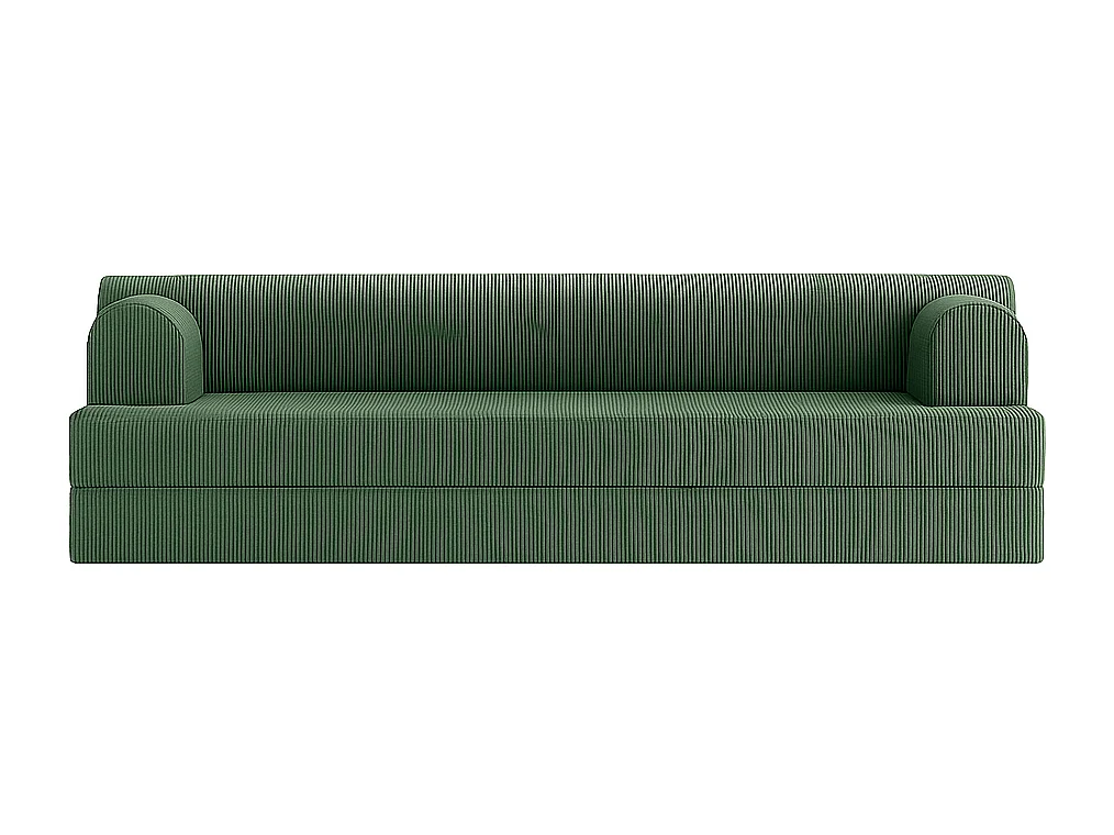 Canapé droit convertible KOMFY 3 pl, déhoussable