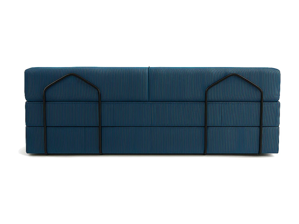 Canapé droit convertible KOMFY 3 pl, déhoussable