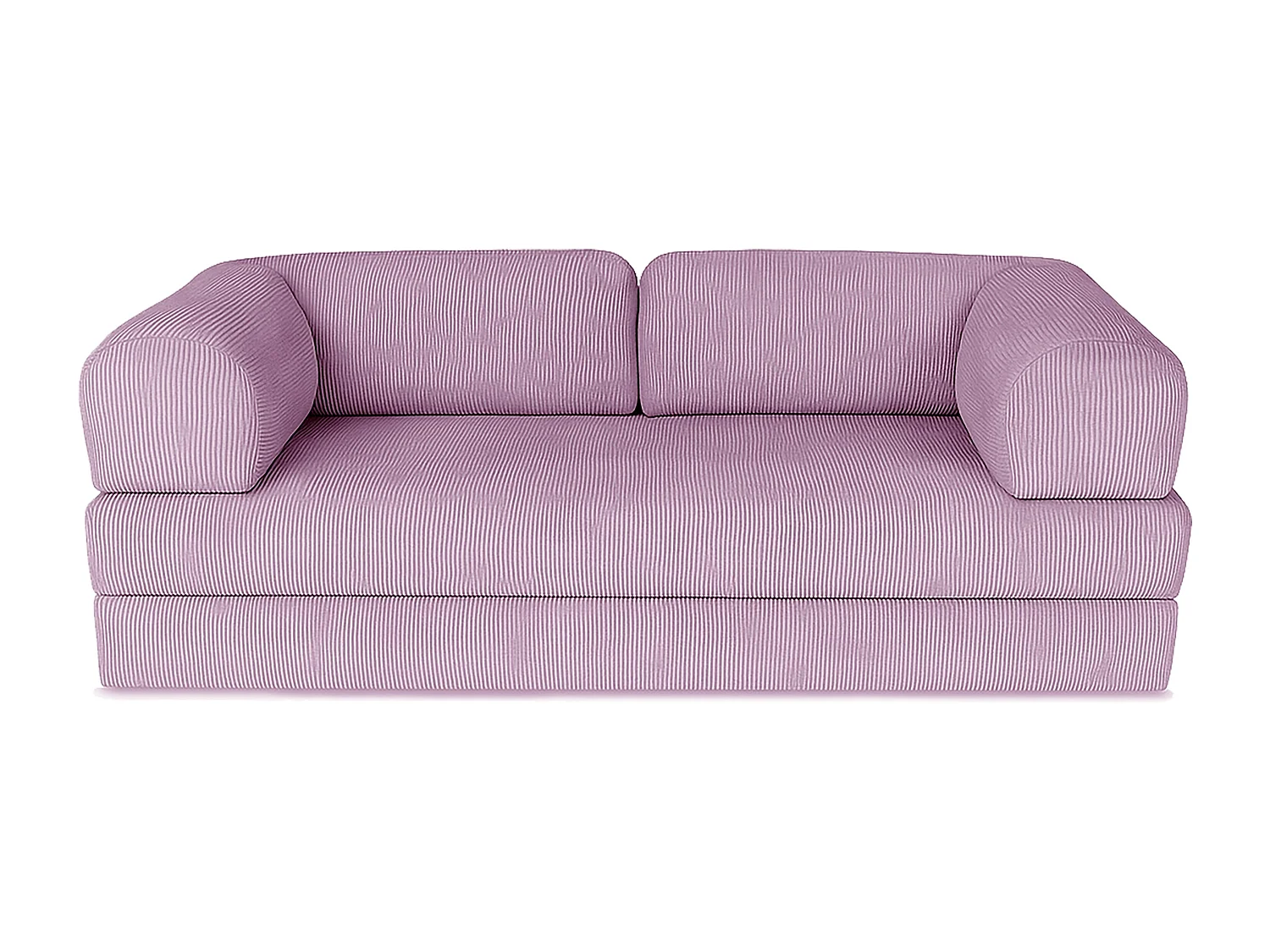 Canapé droit convertible MOUSSINO 3 pl, déhoussable