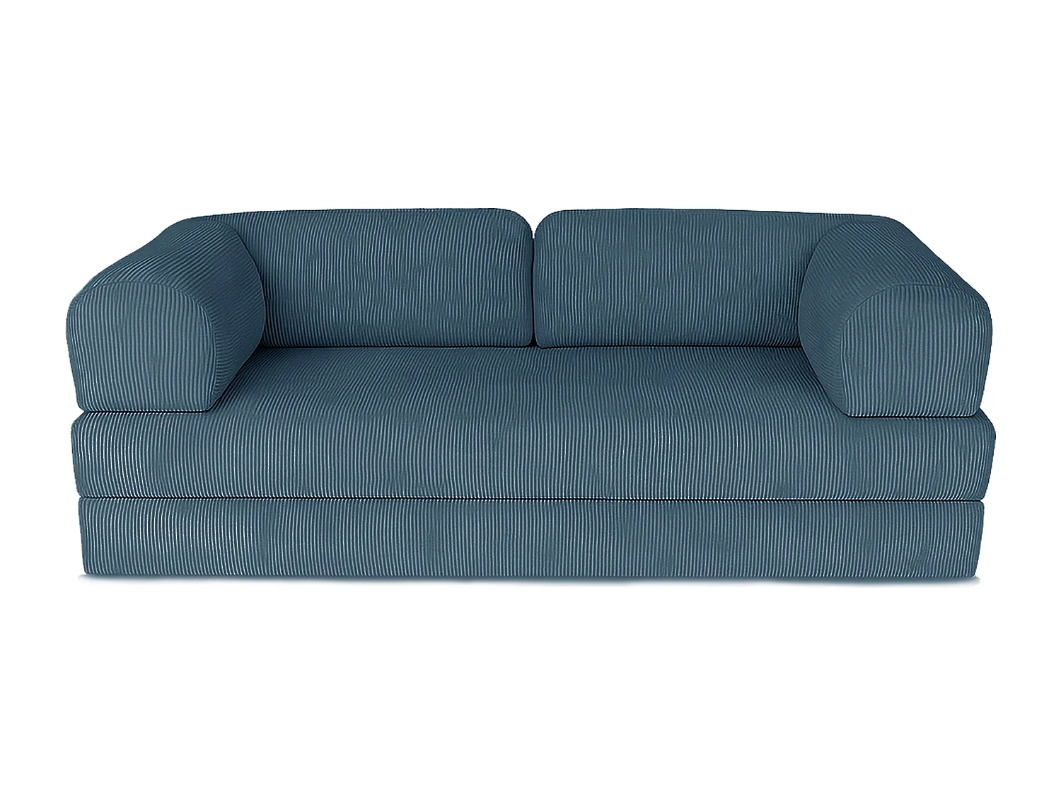 Canapé droit convertible MOUSSINO 3 pl, déhoussable