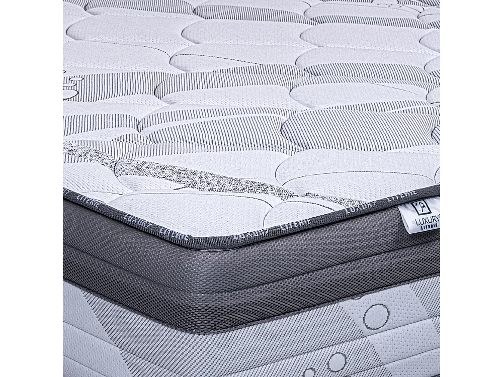 Matelas Relaxation, 27cm, Ressorts Ensachés, Mousse Haute Densité, ergonomique, Soutien Equilibré + oreiller(s)
