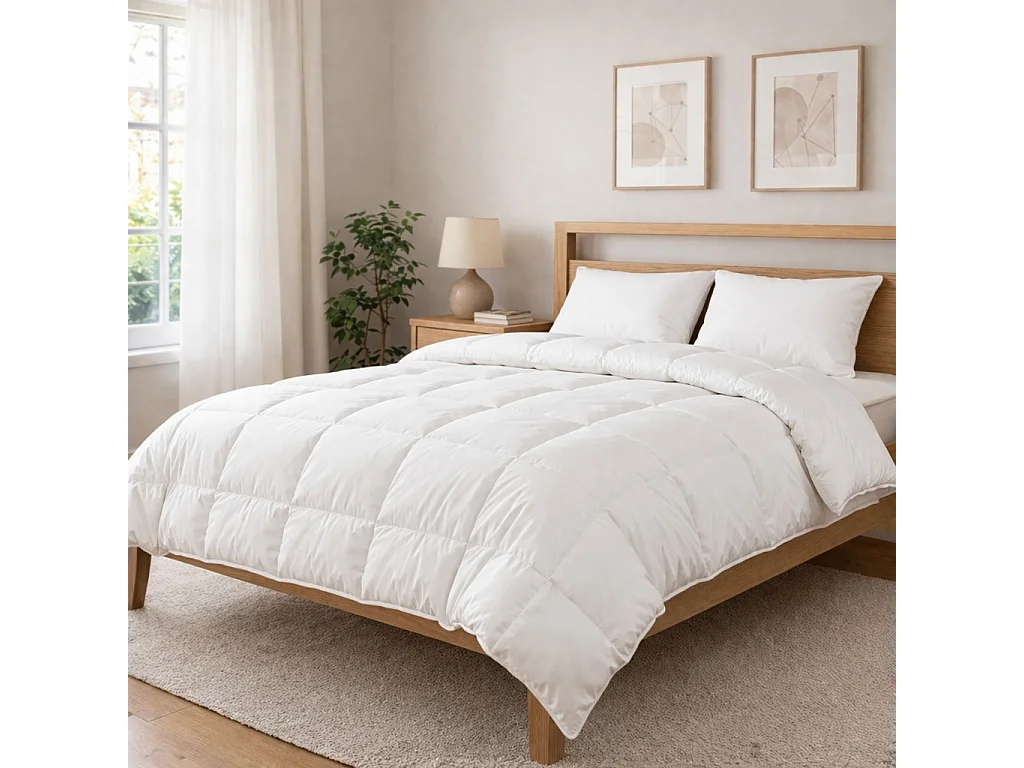Matelas Sublime, 20 cm, mousse haute densité, ferme, réversible + oreiller(s) + couette