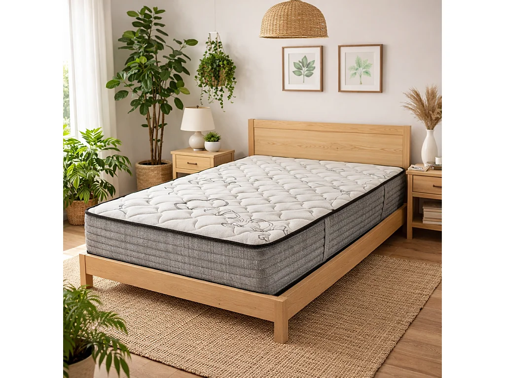 Matelas BestSleep, 26cm, mousse haute densité, indépendance du couchage, réversible