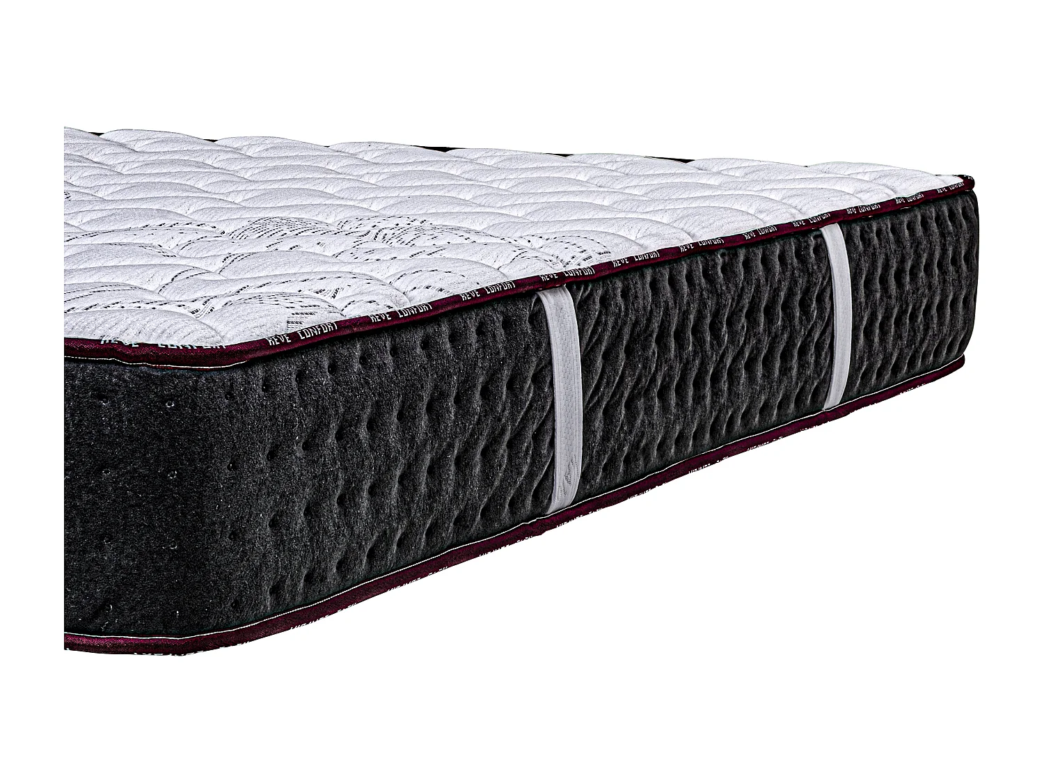 Matelas Goldplus, 24cm, mousse haute densité, haute adaptabilité, ergonomique, indépendance du couchage, réversible