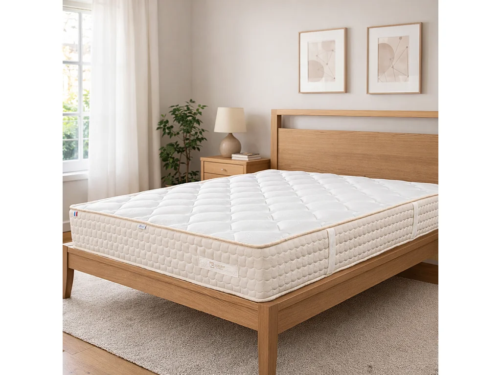 Matelas Sublime, 20cm, mousse haute densité, indépendance du couchage, réversible