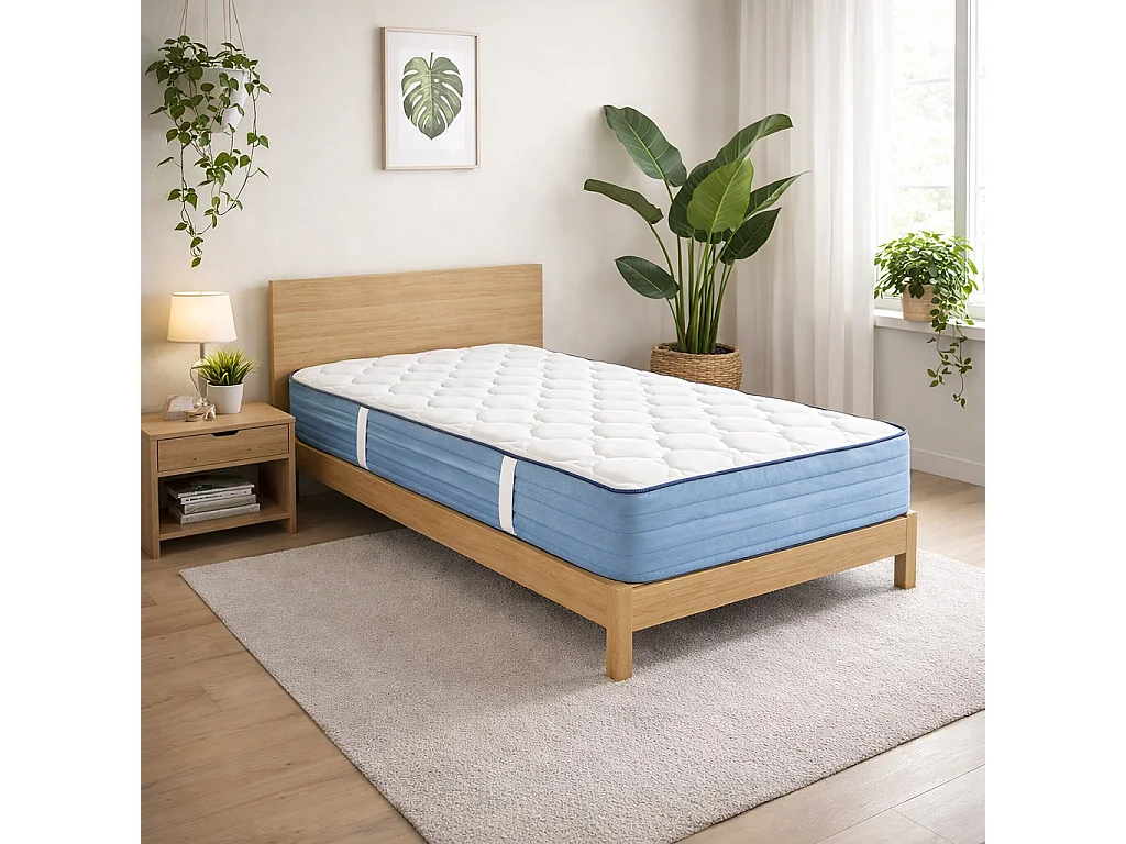 Matelas BestSeller, 20cm, mousse haute densité, indépendance du couchage, réversible