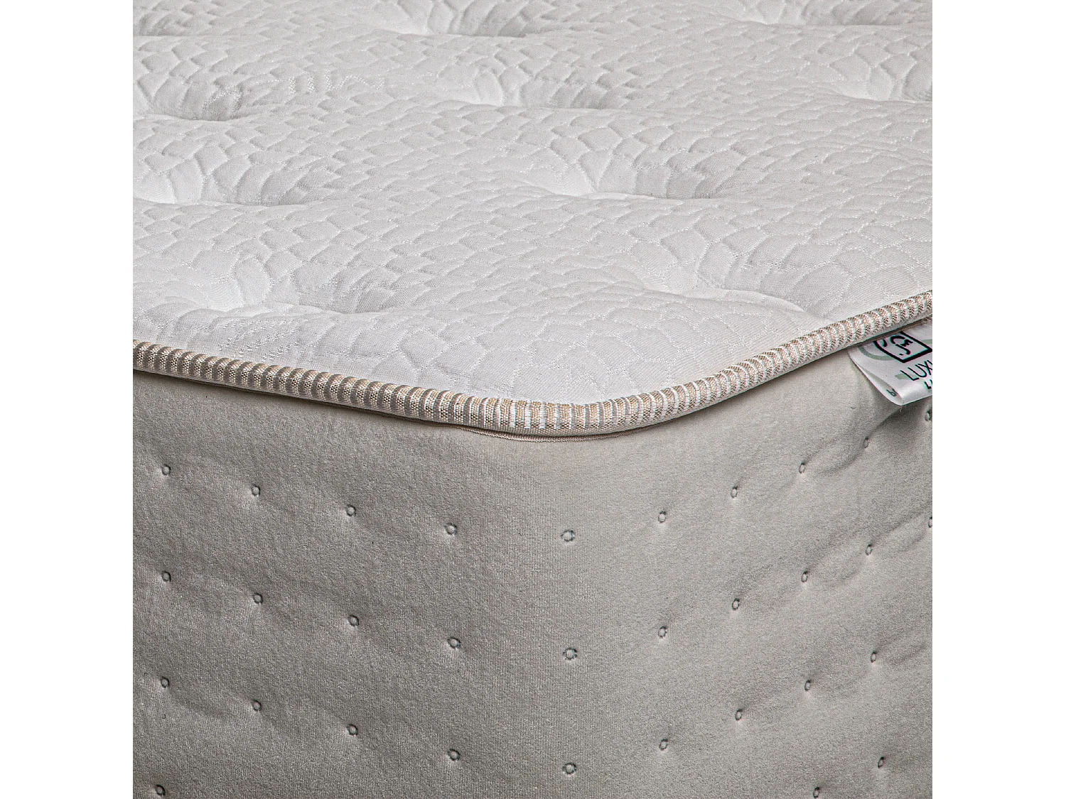 Matelas Purlux, 24cm, latex, mousse haute densité, ferme, indépendance du couchage, réversible
