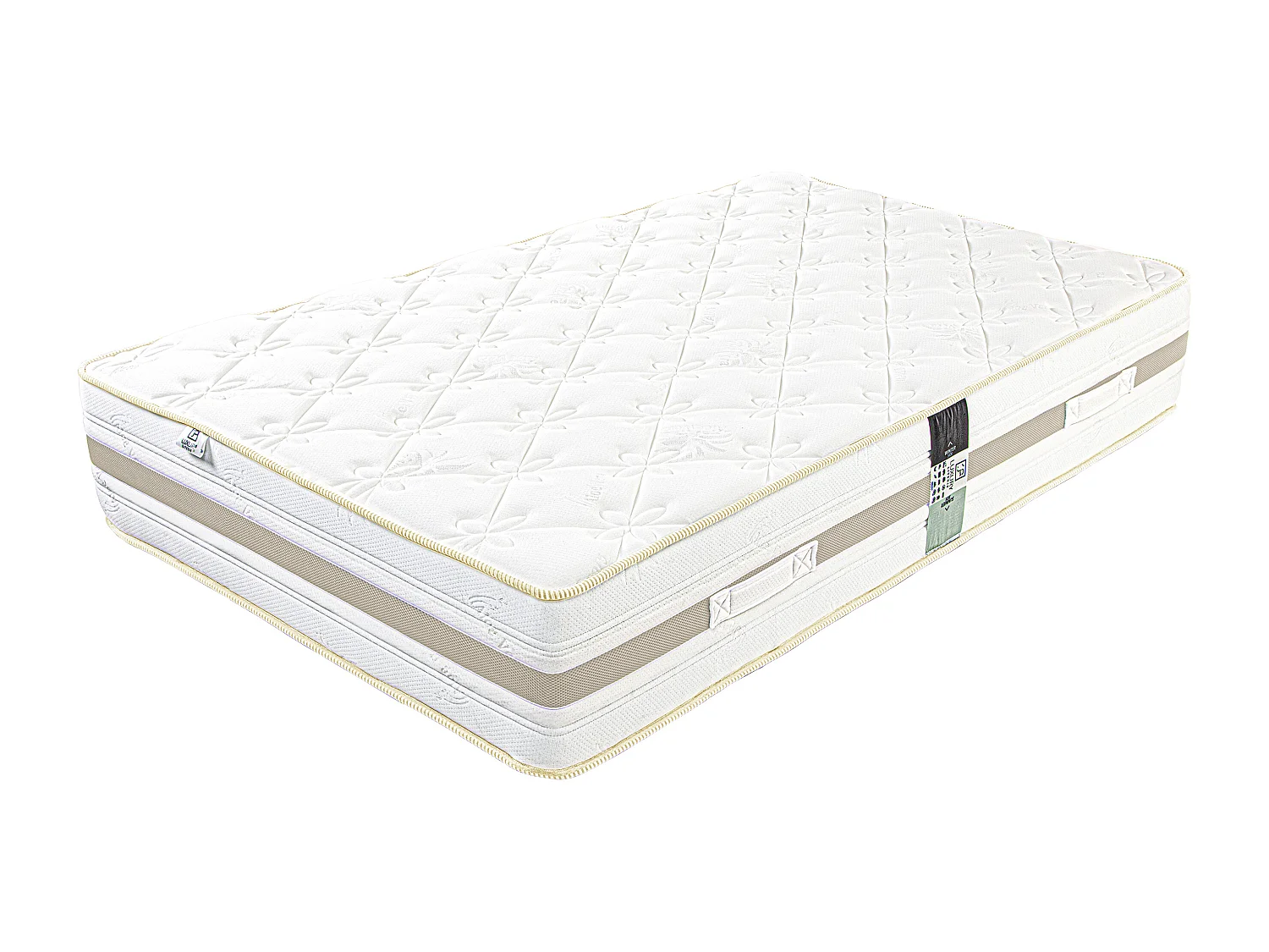 Matelas Rêverie Sable, 30cm, mousse haute densité, indépendance du couchage, réversible