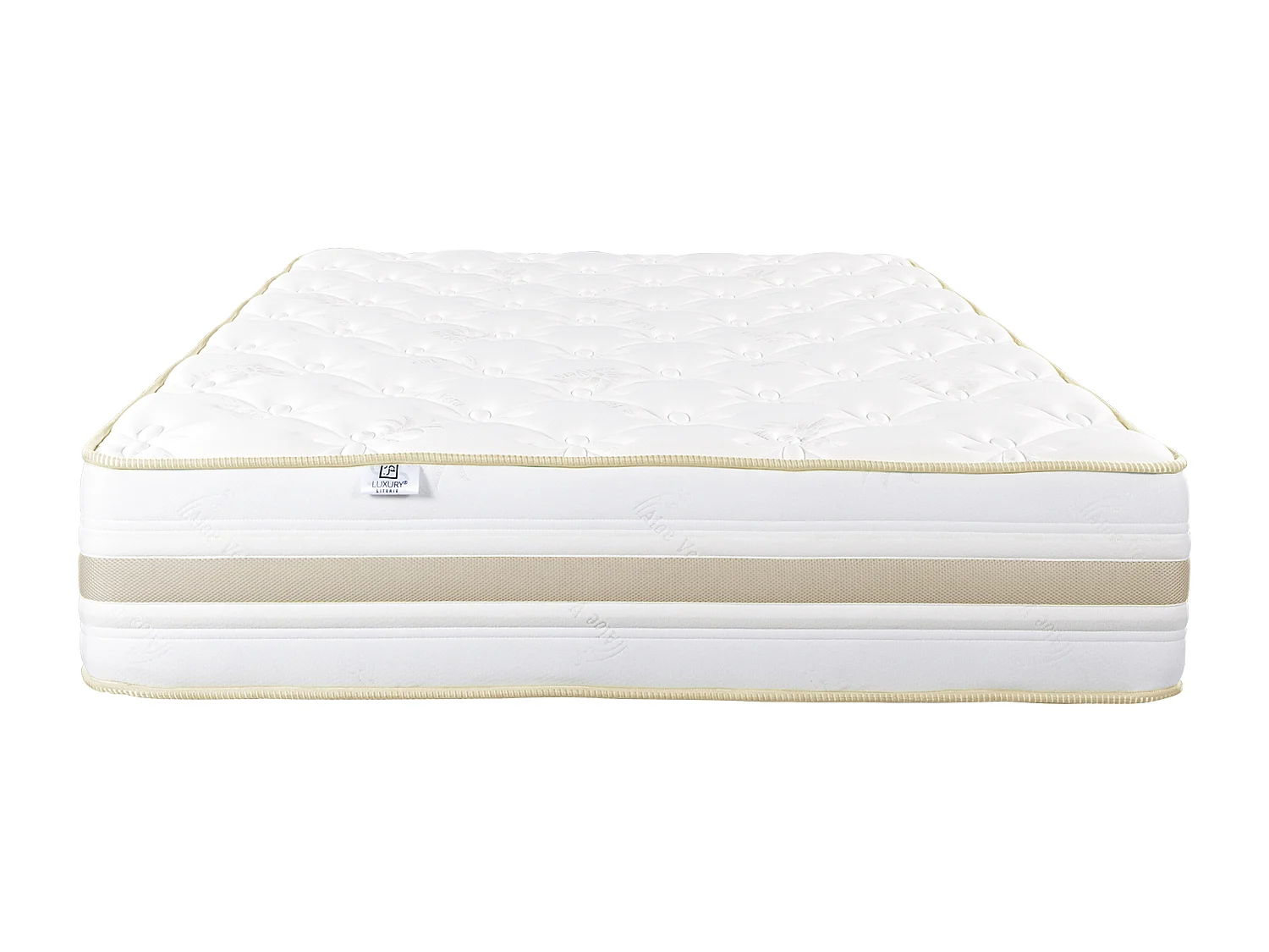 Matelas Rêverie Sable, 30cm, mousse haute densité, indépendance du couchage, réversible