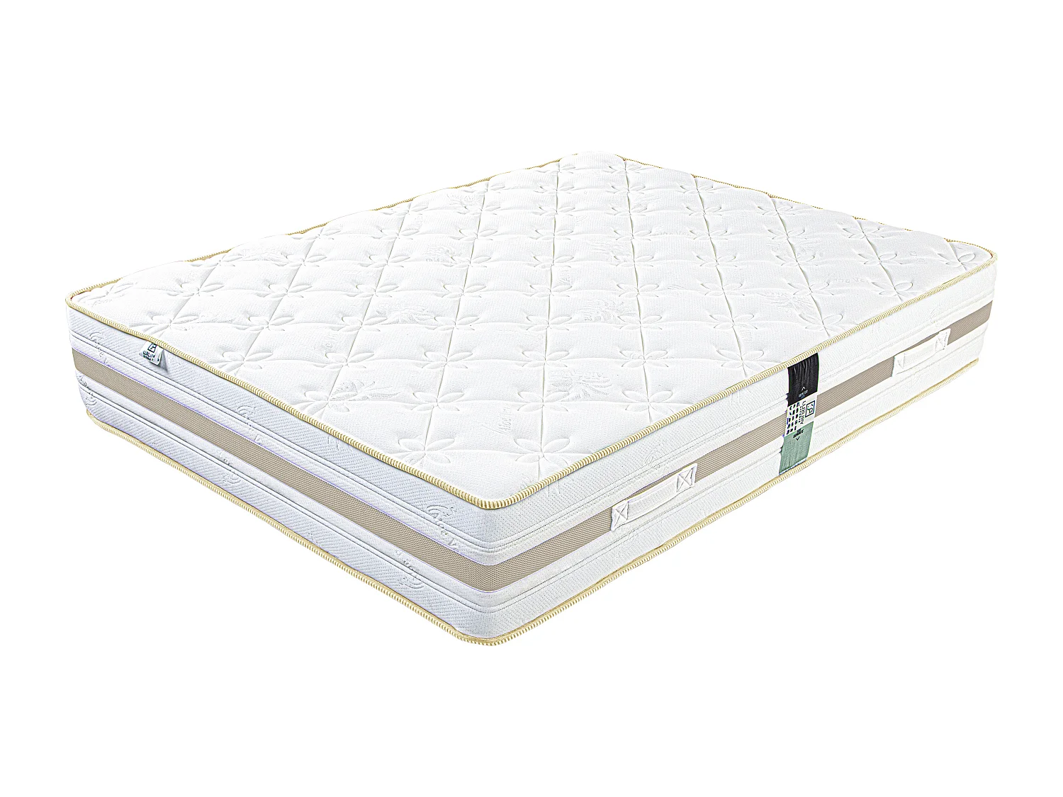 Matelas Rêverie Sable, 30cm, mousse haute densité, indépendance du couchage, réversible