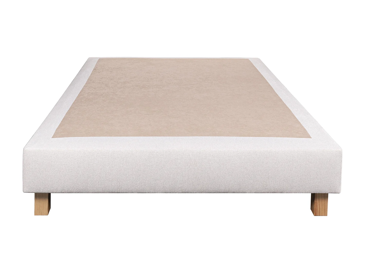 Ensemble matelas Patriote, 30 cm, ressorts ensachés, ferme, réversible + sommier beige ep20cm + oreiller + couette
