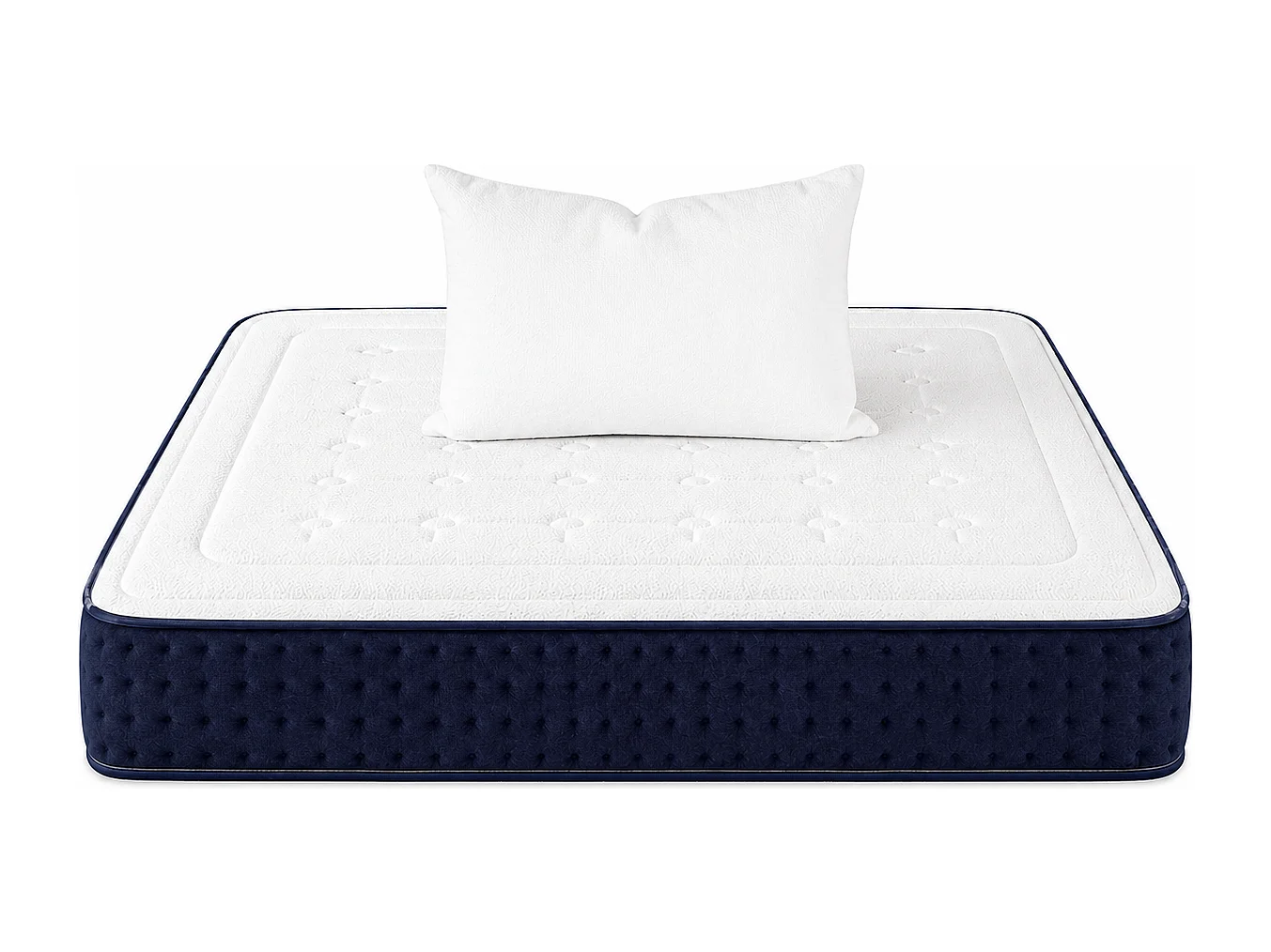 Matelas Nuage, 22 cm, mousse haute densité, mi-ferme, réversible + oreiller(s)