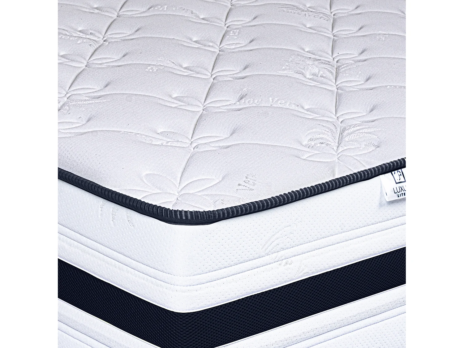 Matelas Rêverie Azur, 30cm, mousse haute densité, indépendance du couchage, réversible