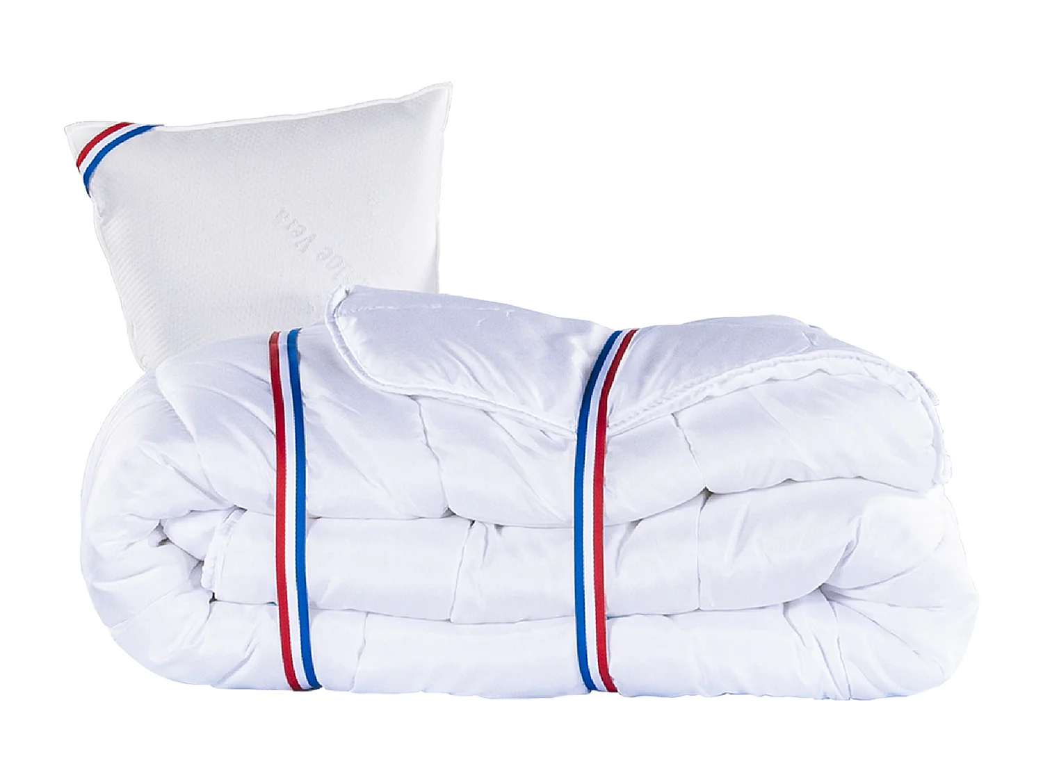 Matelas Nuage, 22 cm, mousse haute densité, mi-ferme, réversible + oreiller(s) + couette