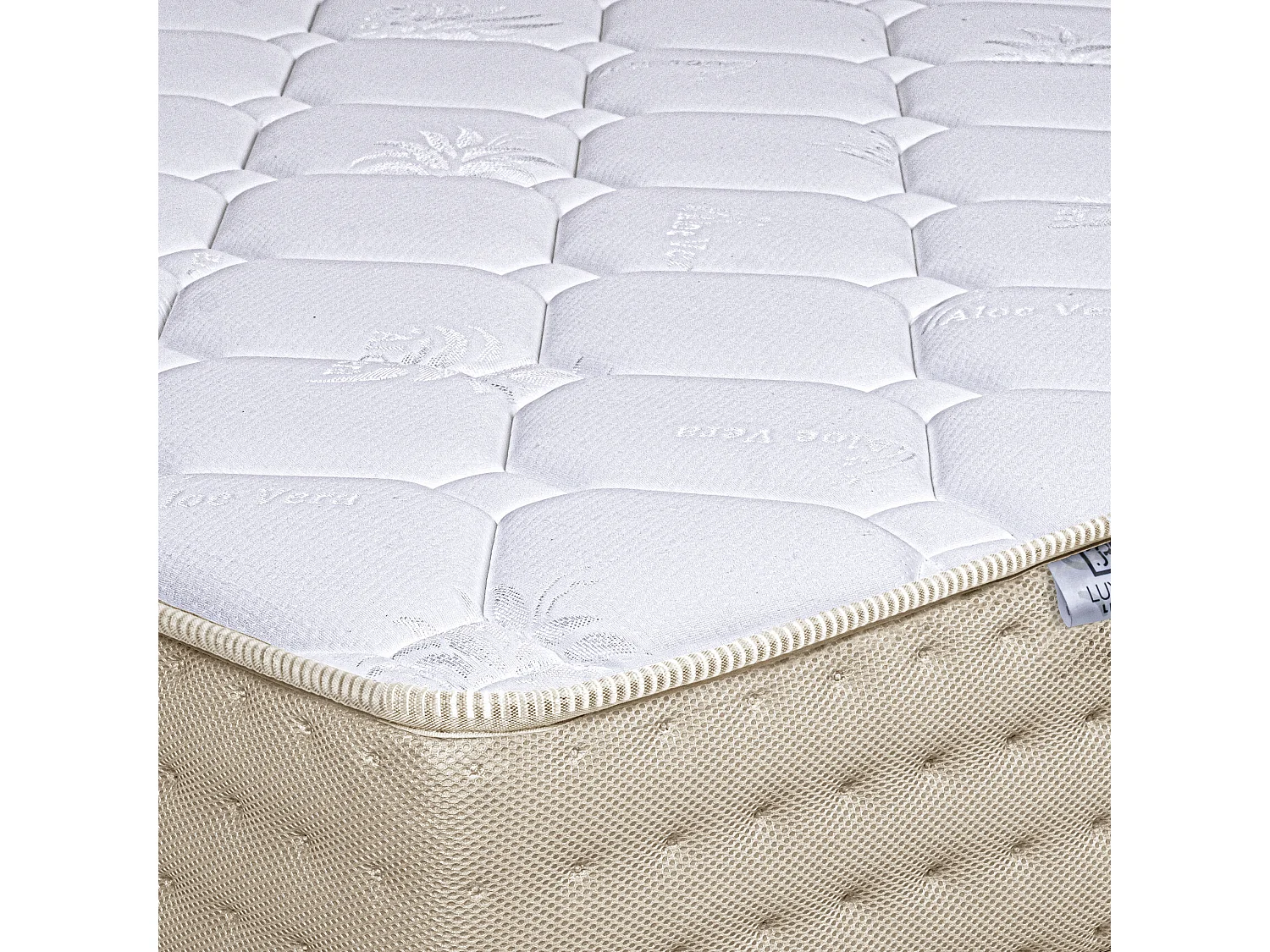 Matelas Zen Sable, 20 cm, mousse haute densité, ferme, indépendance du couchage, réversible
