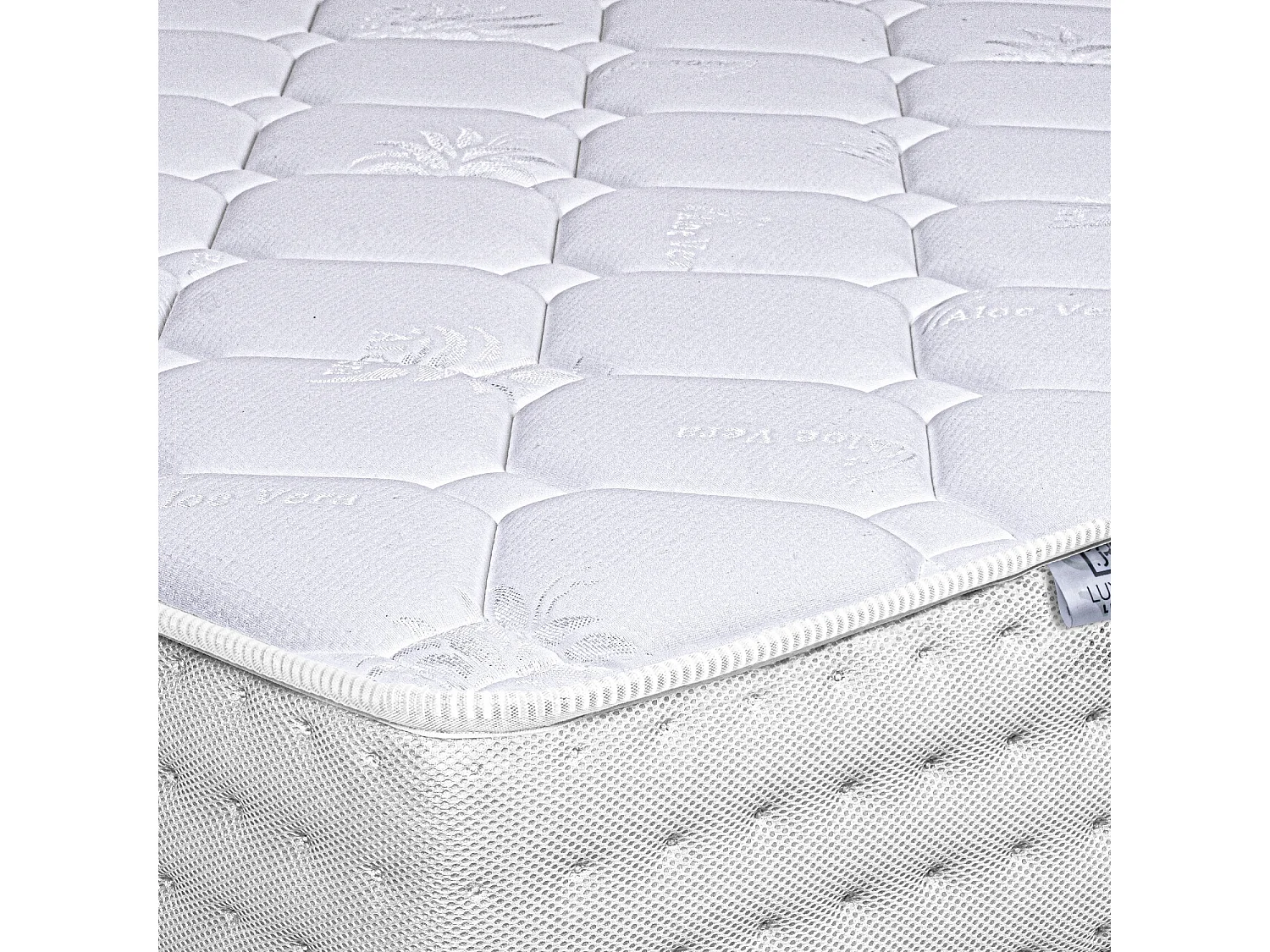 Matelas Zen Neige, 20 cm, mousse haute densité, ferme, indépendance du couchage, réversible