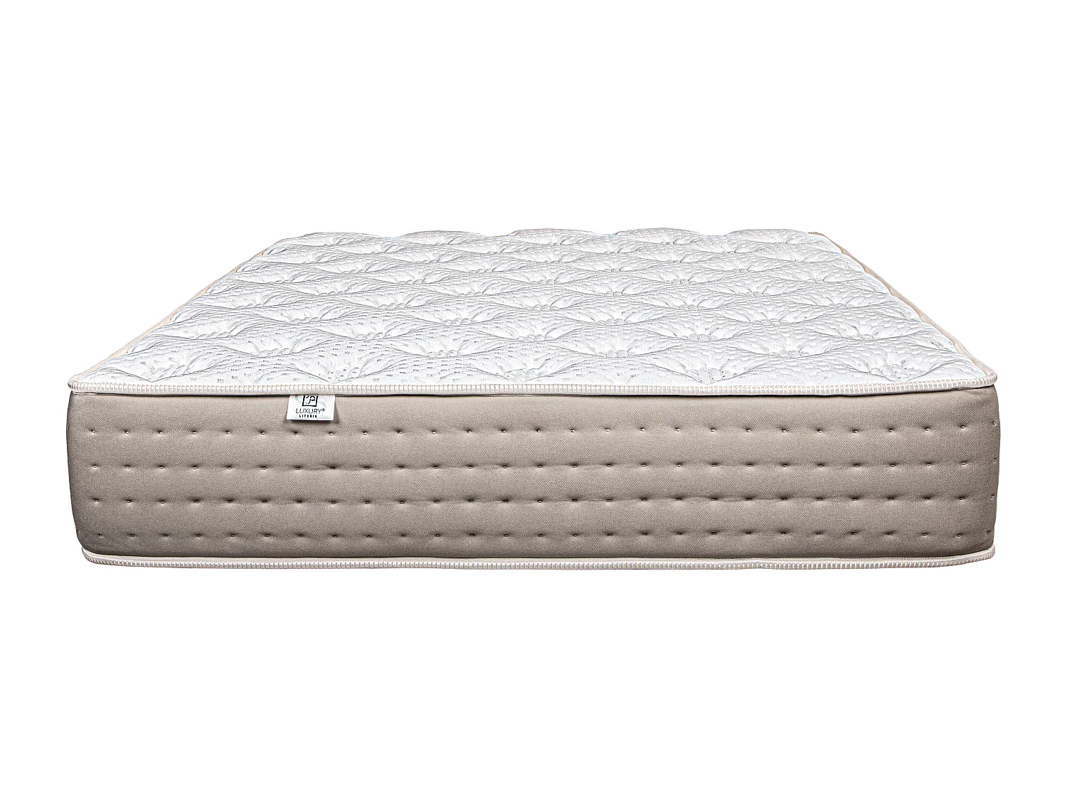 Matelas Dreamlux, 27 cm , ressorts ensachés, mousse haute densité, indépendance du couchage, réversible + oreiller(s) + couette