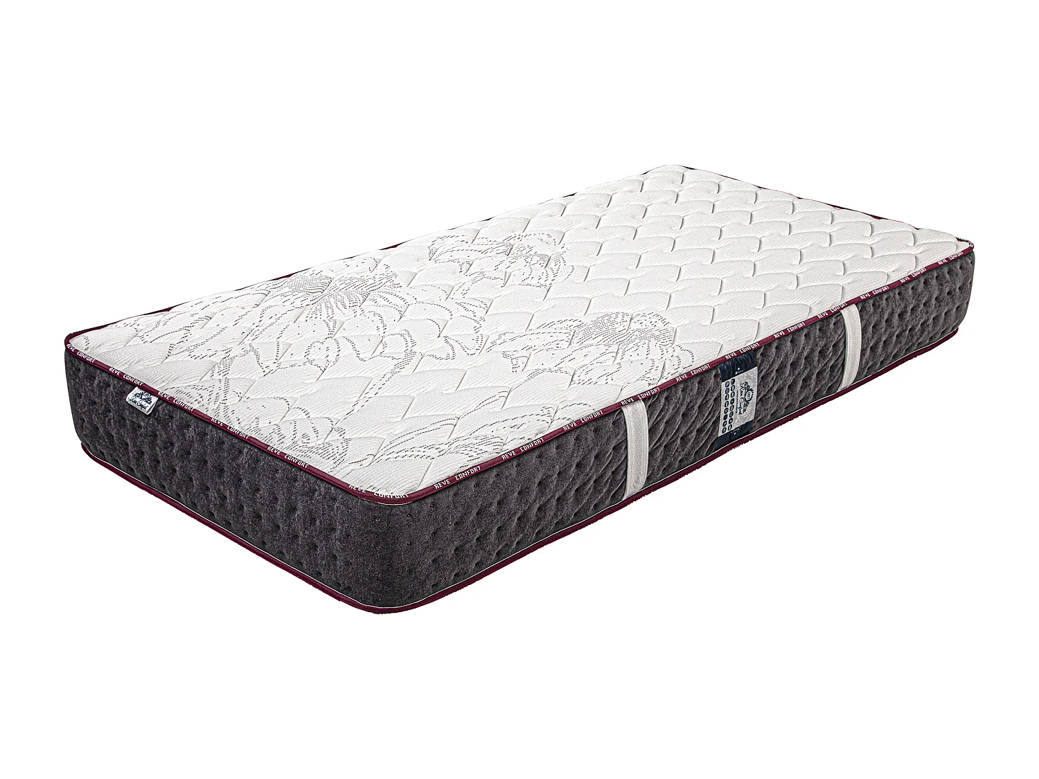 Matelas Goldplus, 24cm, mousse haute densité, haute adaptabilité, ergonomique, indépendance du couchage, réversible