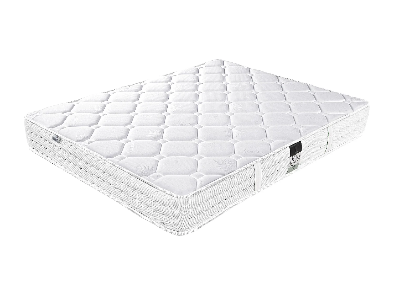 Matelas Zen Neige, 20 cm, mousse haute densité, ferme, indépendance du couchage, réversible